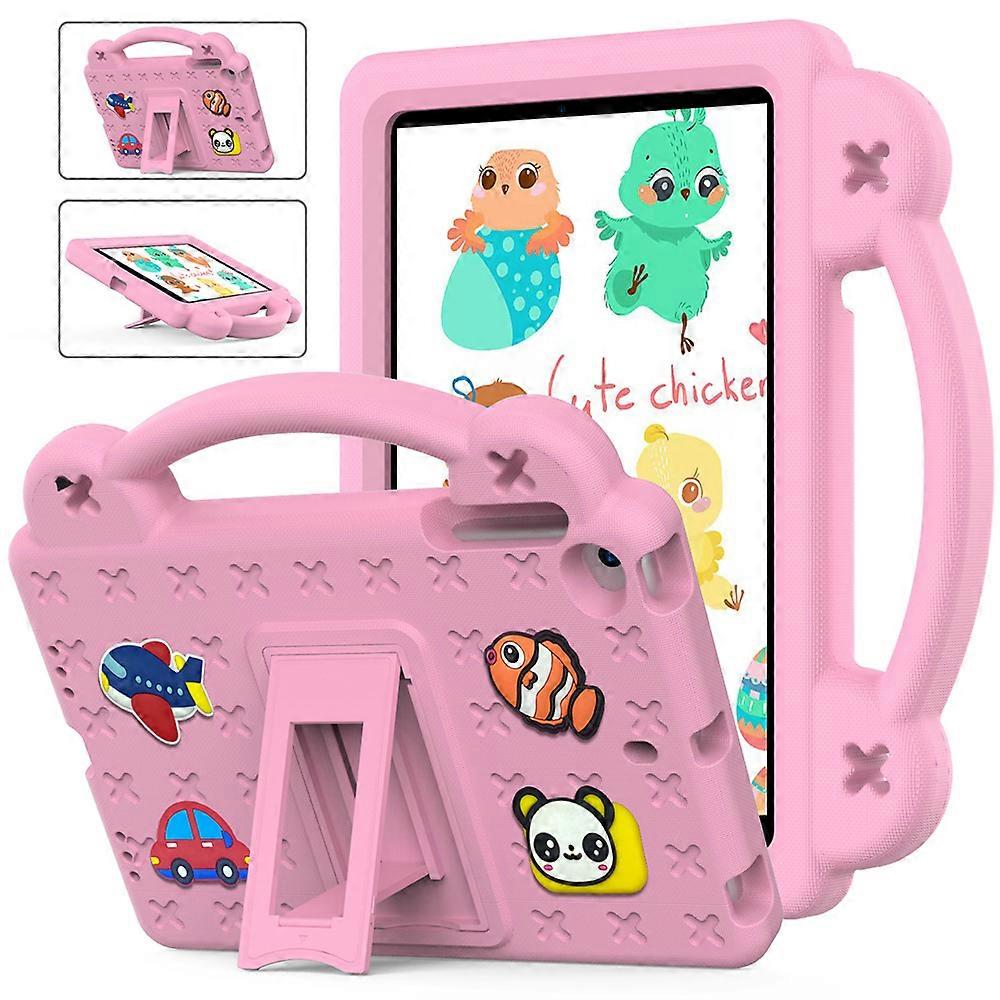 The protective case is compatible with iPad mini1/2/3/4/5, DIY children's shockproof protective case with handle and stand