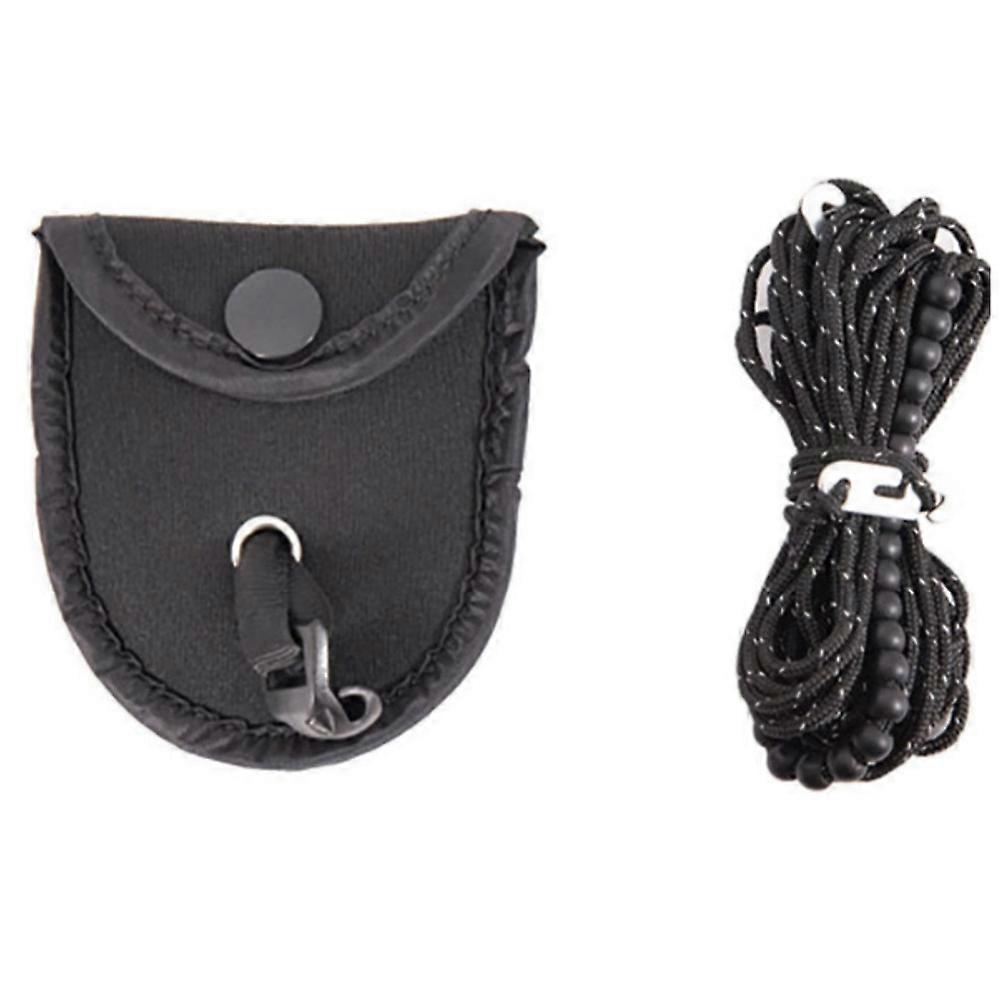 3.5m Extendable Camping Clothesline Portable Reflective Outdoor Clothesline