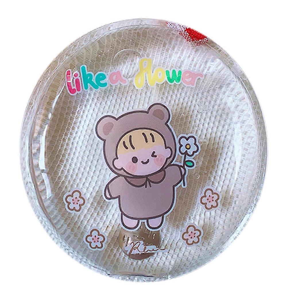 Invierno reutilizable Mini Round Hand Body Warmer Cartoon Pattern Gel Liquid Heat Pack