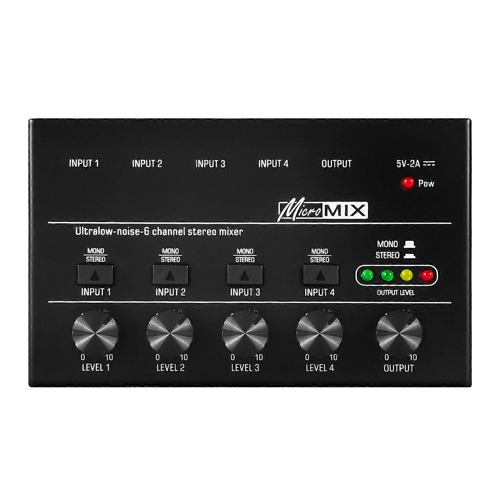 Audio Mixer for Keyboards,Mixer,Musical Instruments Portable Sound Mixer