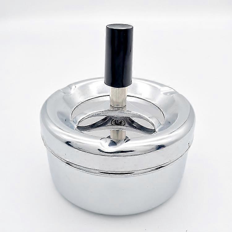 Spinning Ashless Ashtray | Premium Windproof Outdoor Ashtray | Deep Base | Easy To Empty