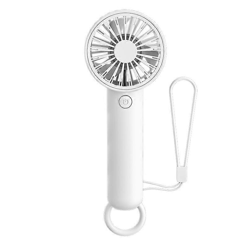 2024 mini handheld fan USB portable multi-function outdoor mountaineering buckle silent creative high wind desktop fan