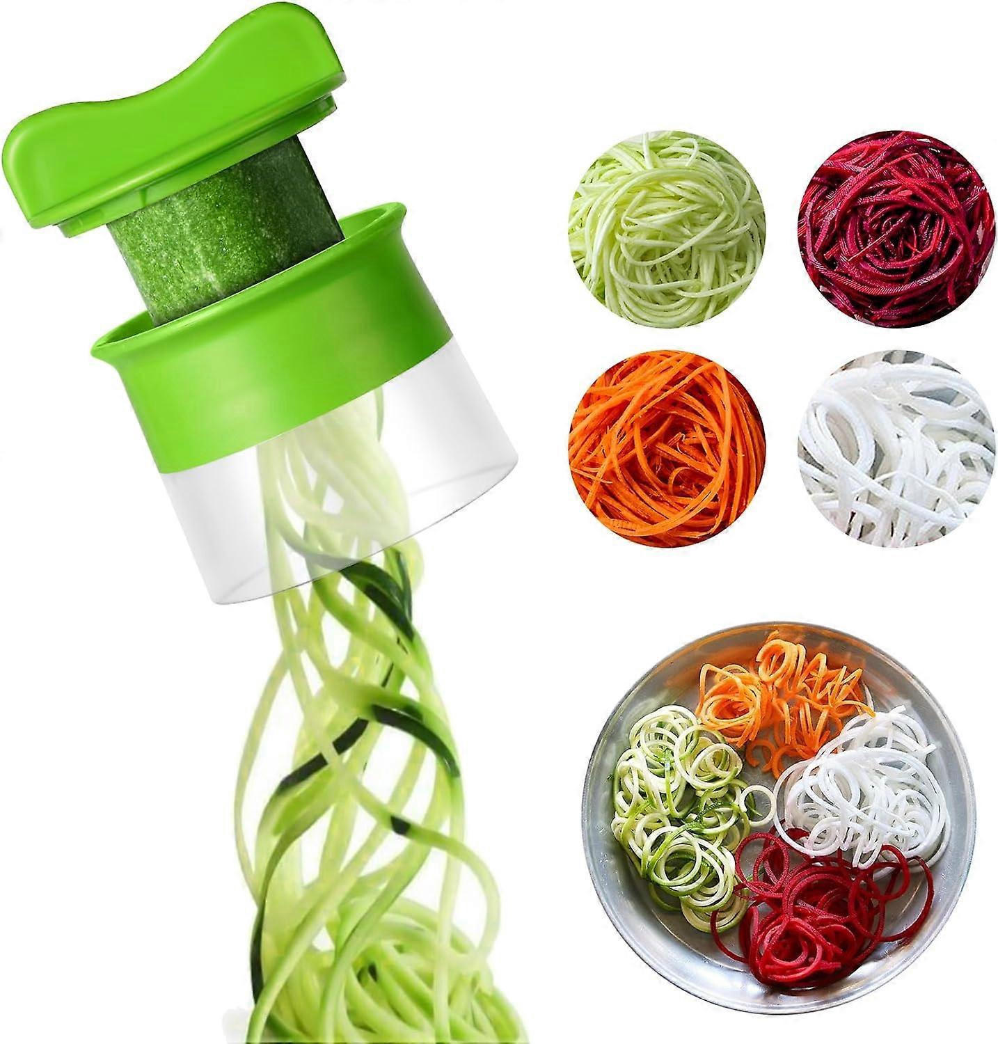 Handheld Spiralizer Vegetable Slicer, Spiral Slicer, Veggie Spiral Cutter Pasta Spaghetti Maker for Carrot, Fruit,Cucumber, Potato, Pumpkin