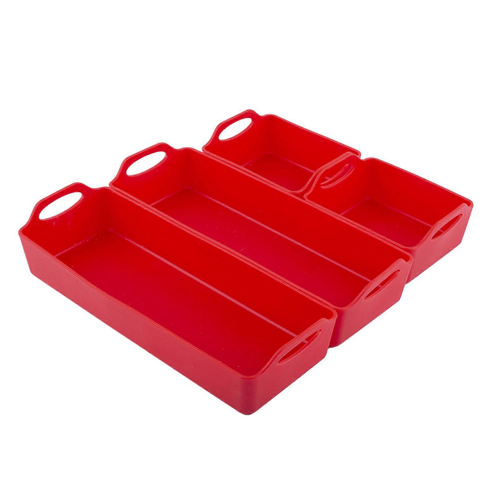 מחיצות תבנית תבנית סיליקון לשימוש חוזר, מגש Nonstick עמיד בחום ספינה מהירה