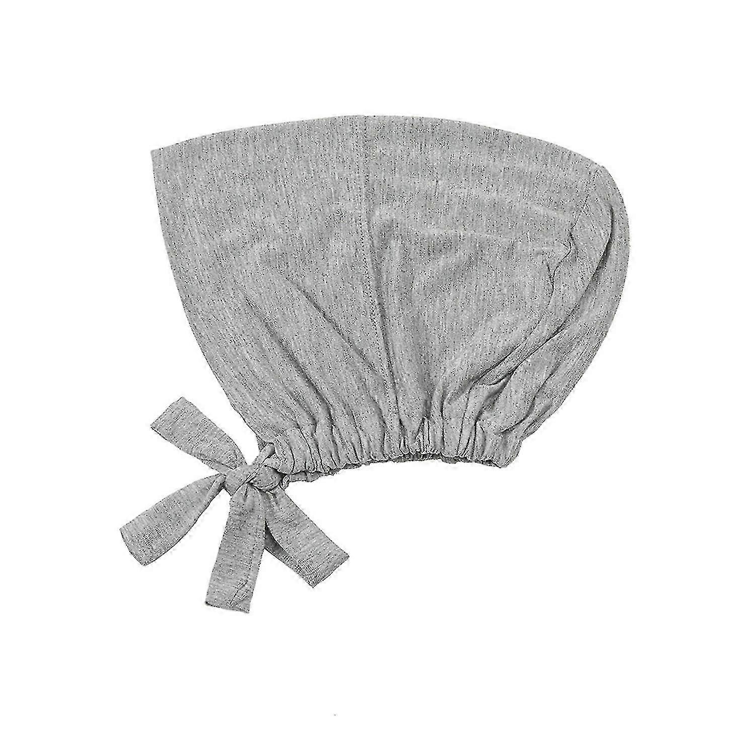 Women Head Warp Solid Color Elastic Band Anti-slip Breathable One Size Head Protection Ethnic Chemot