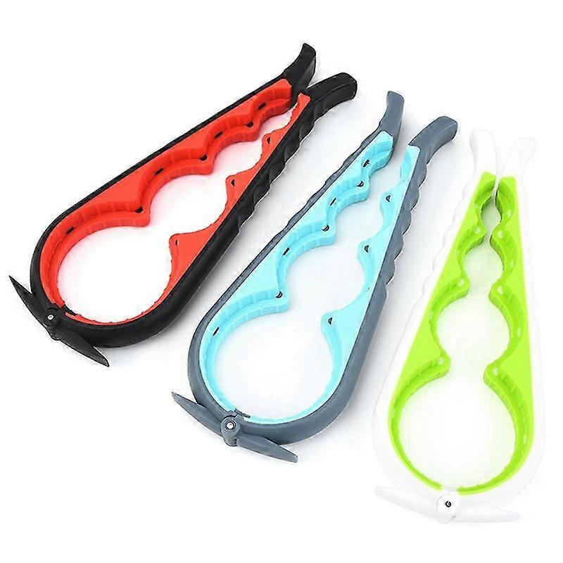 Can Opener Multi Functional 4 in 1 Beverage Bottle Opener Cap Twister Four Position Can Opener Anti Slip Cap Twister