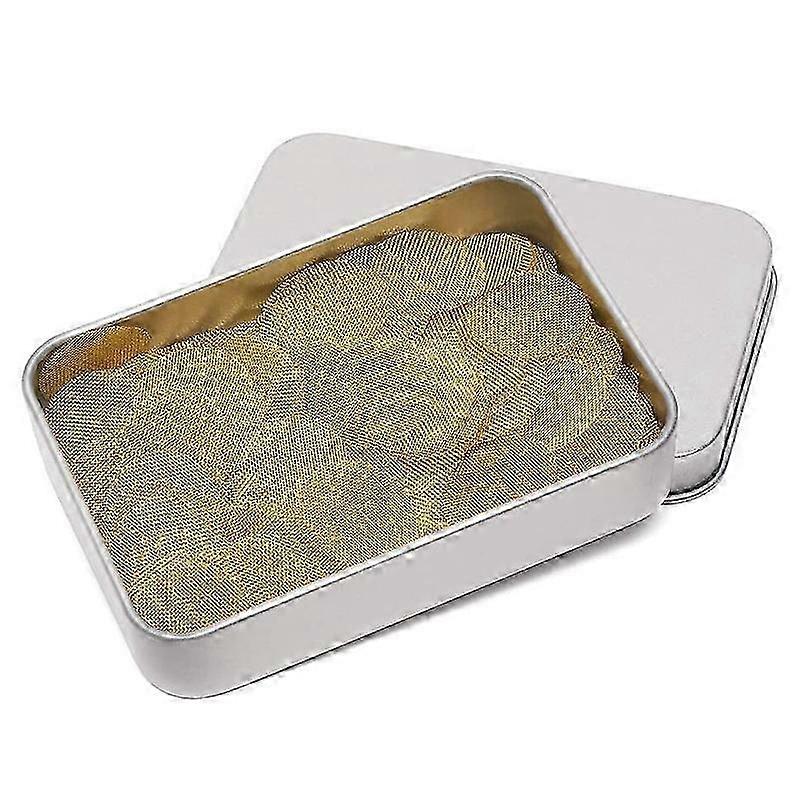 200 Pieces 304 Stainless Steel Pipe Screens Brass Screens Filters, Premium 19Mm Pipe Filters ,Brass