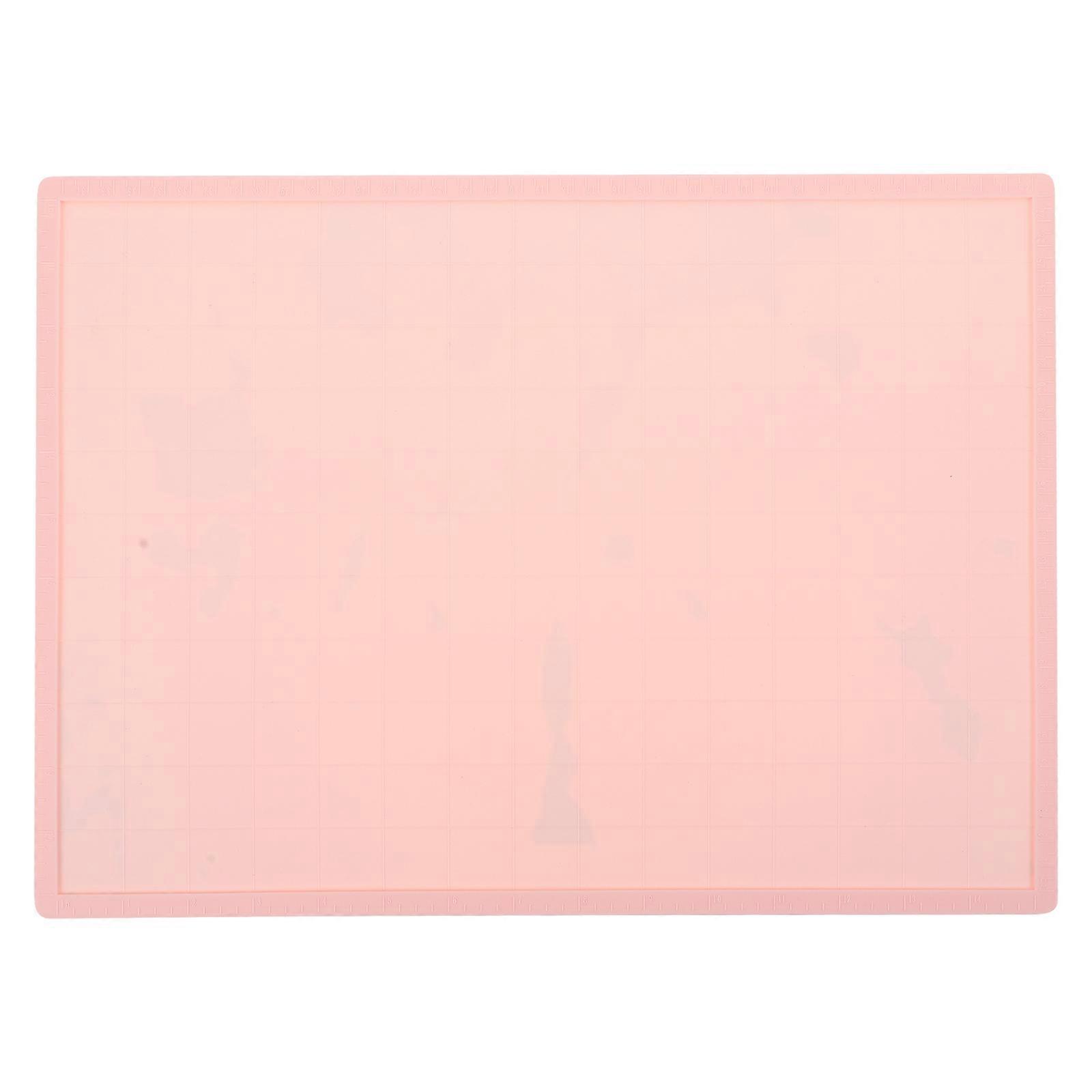 1Pc Craft Silicone Mat Epoxy Craft Silicone Sheet Heat Insulated Pad with Scale