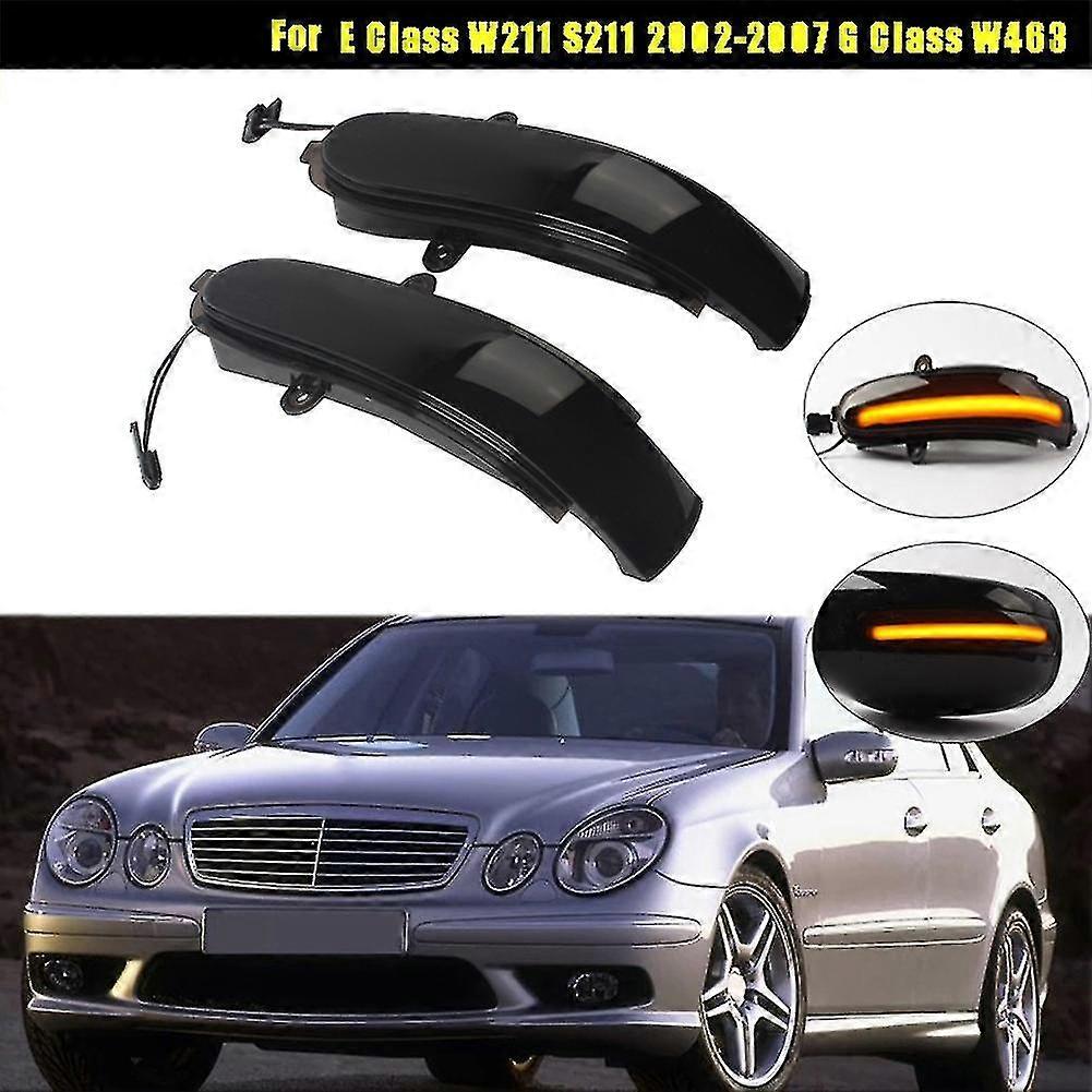 Car Led Dynamic Turn Signal Light Side Rearview Mirror Light compatible with E Class W211 S211 2002-2007 G Clas-DZ S202412273519