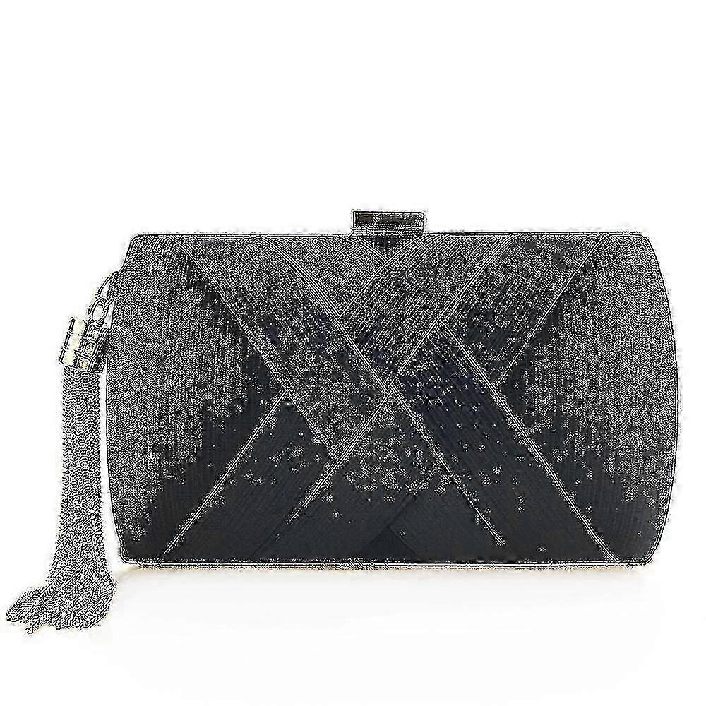 Bolso de mano de noche para mujer satinado