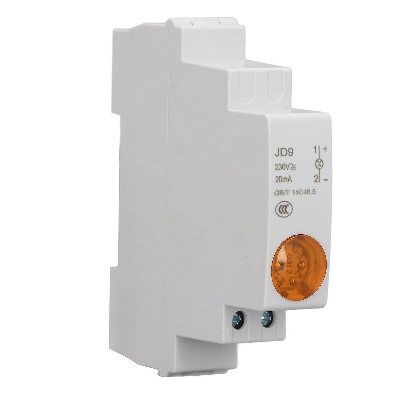 DIN Rail LED Indicator Light Circuit Signal Indication Rail Type LED Indicator for Distribution Box 