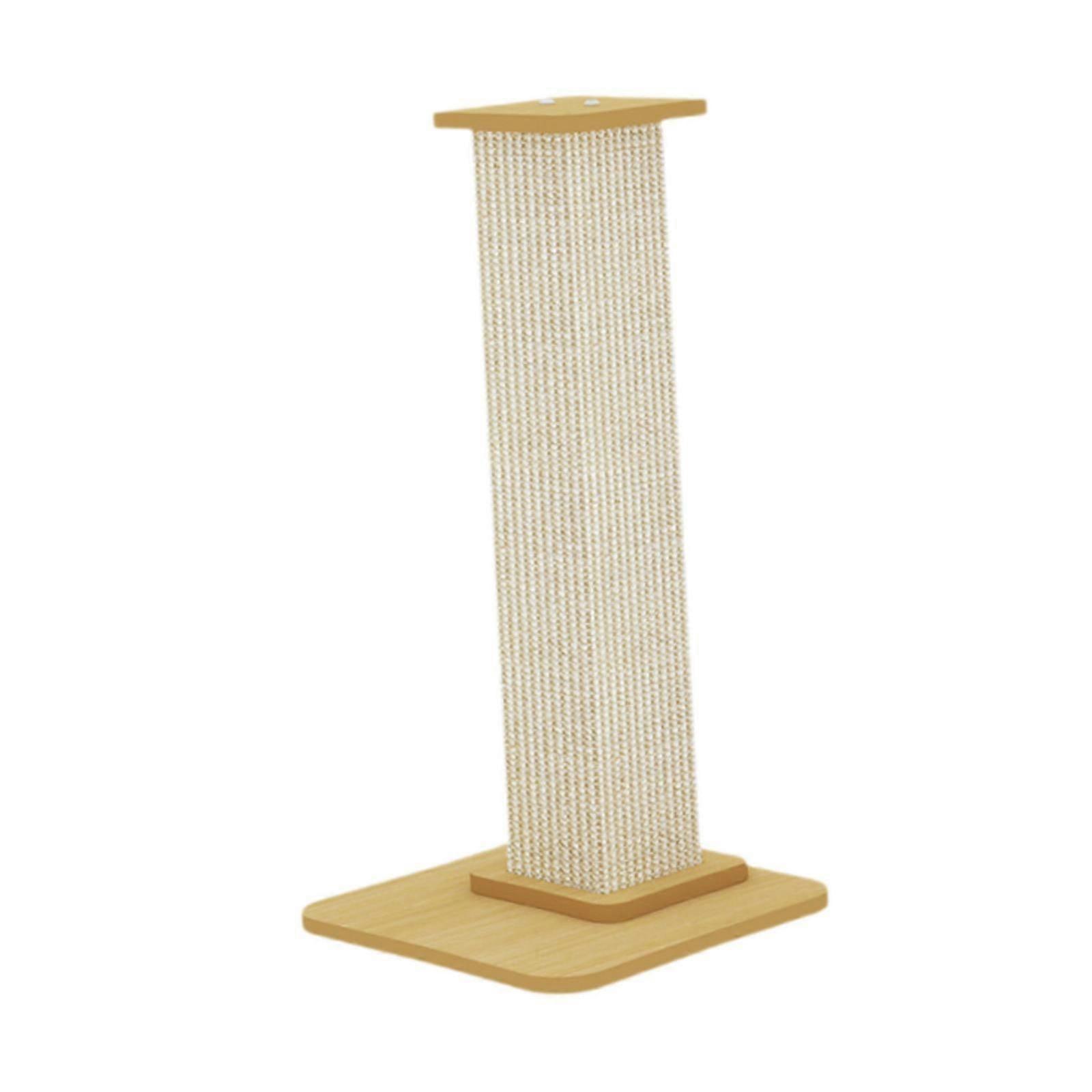 Tall Cat Scratch Post Cat Post Tower for Kitten Indoor Large Cats Scratching 34x34x63.5cm