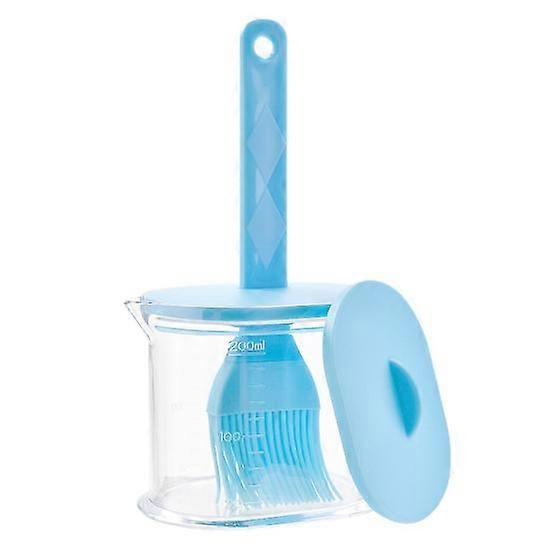 Yousheng Ölbürstenflasche mit Bürste Clear Scale Spout Design Einfaches Ausgießen Hitzebeständiger Ölbürstenspender in Lebensmittelqualität Küchenhelfer