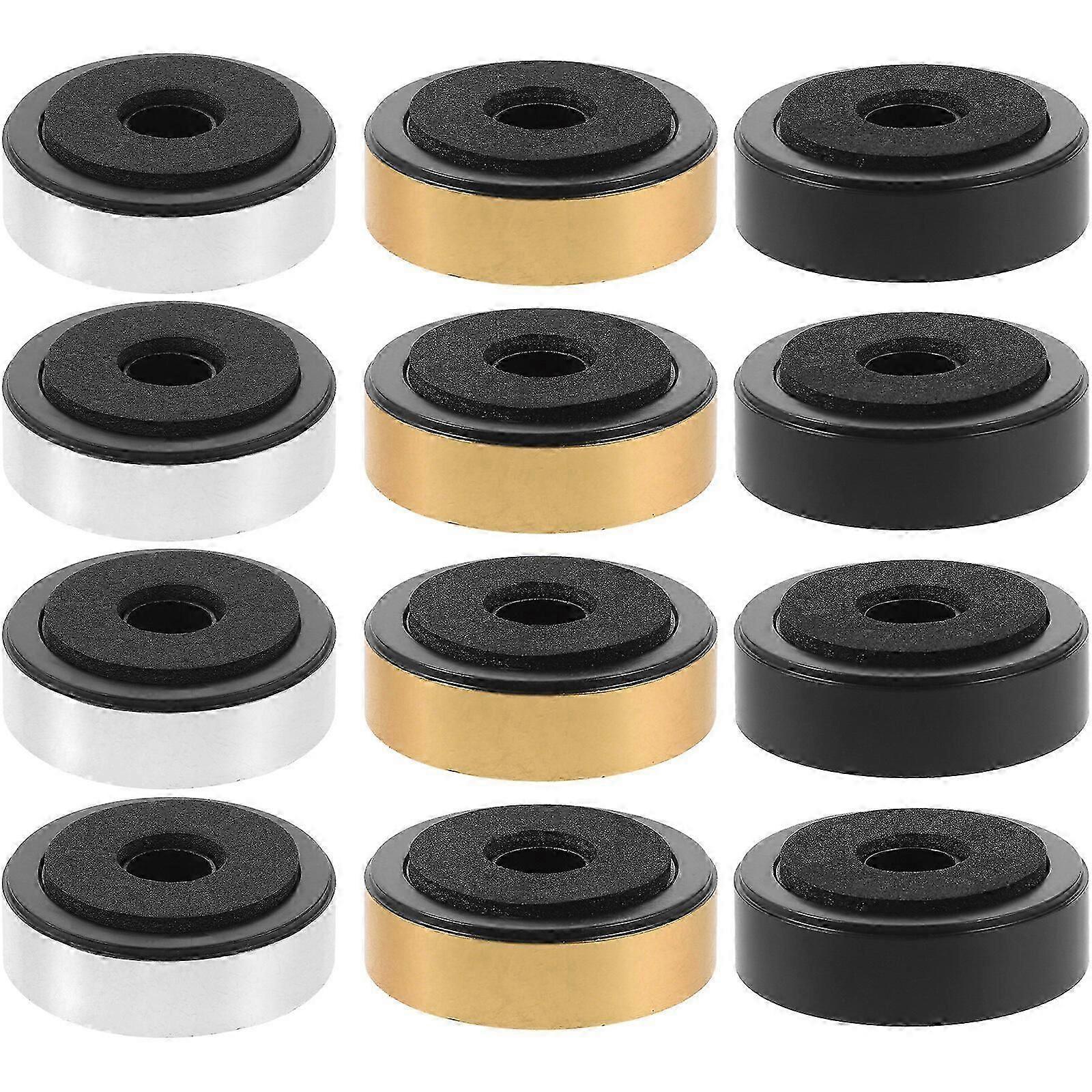 12stk højttalerfødder subwoofer isolationsfødder højttalerisolering basemåtter gulvbeskyttermåtter