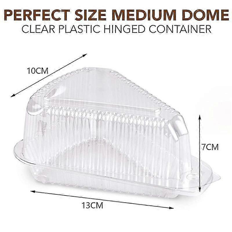 100Pcs Triangle Cheesecake Boxes Slice Cake Box Triangle Pie Holders Cake Boxes for Party Wedding