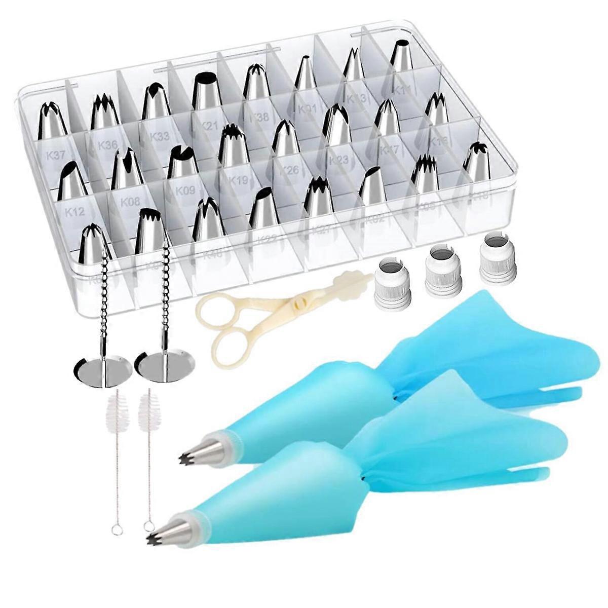 Pastry Nozzle, Reusable Pastry Bag, Baking Set