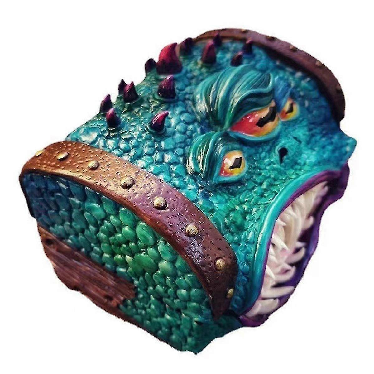 Mimic Chest Dnd Dice Box Fit Polyhedral Dice Roleplaying Tabletop Gaming Home Decoration