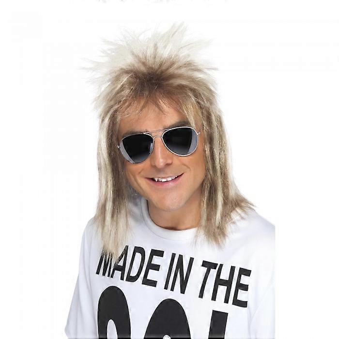 Smiffys Mens 80s Mullet Wig