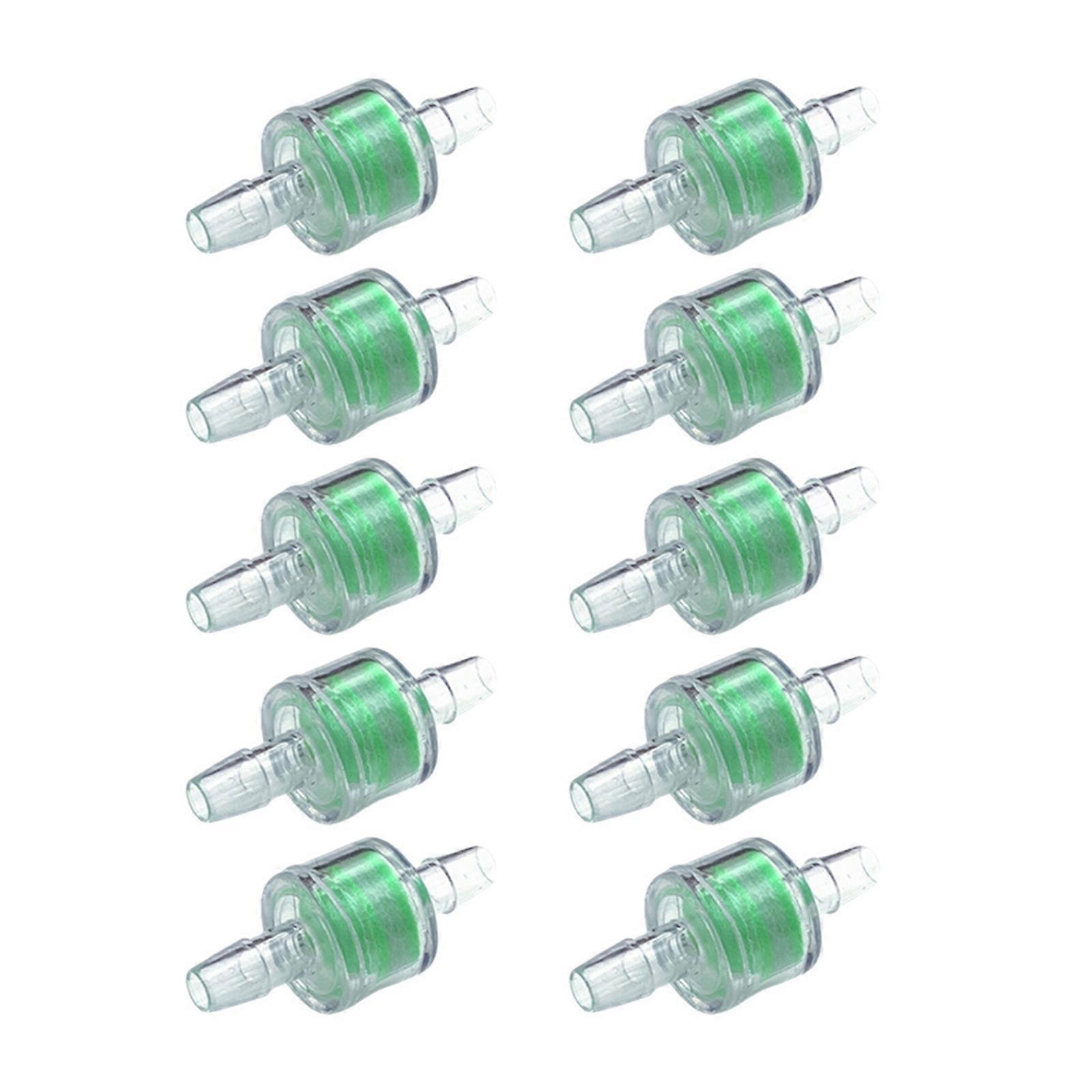 Lot de 10 clapets anti-retour pour pompes à air d'aquarium, protection de pompe, tubes de raccordement pour aquarium domestique, multicolore
