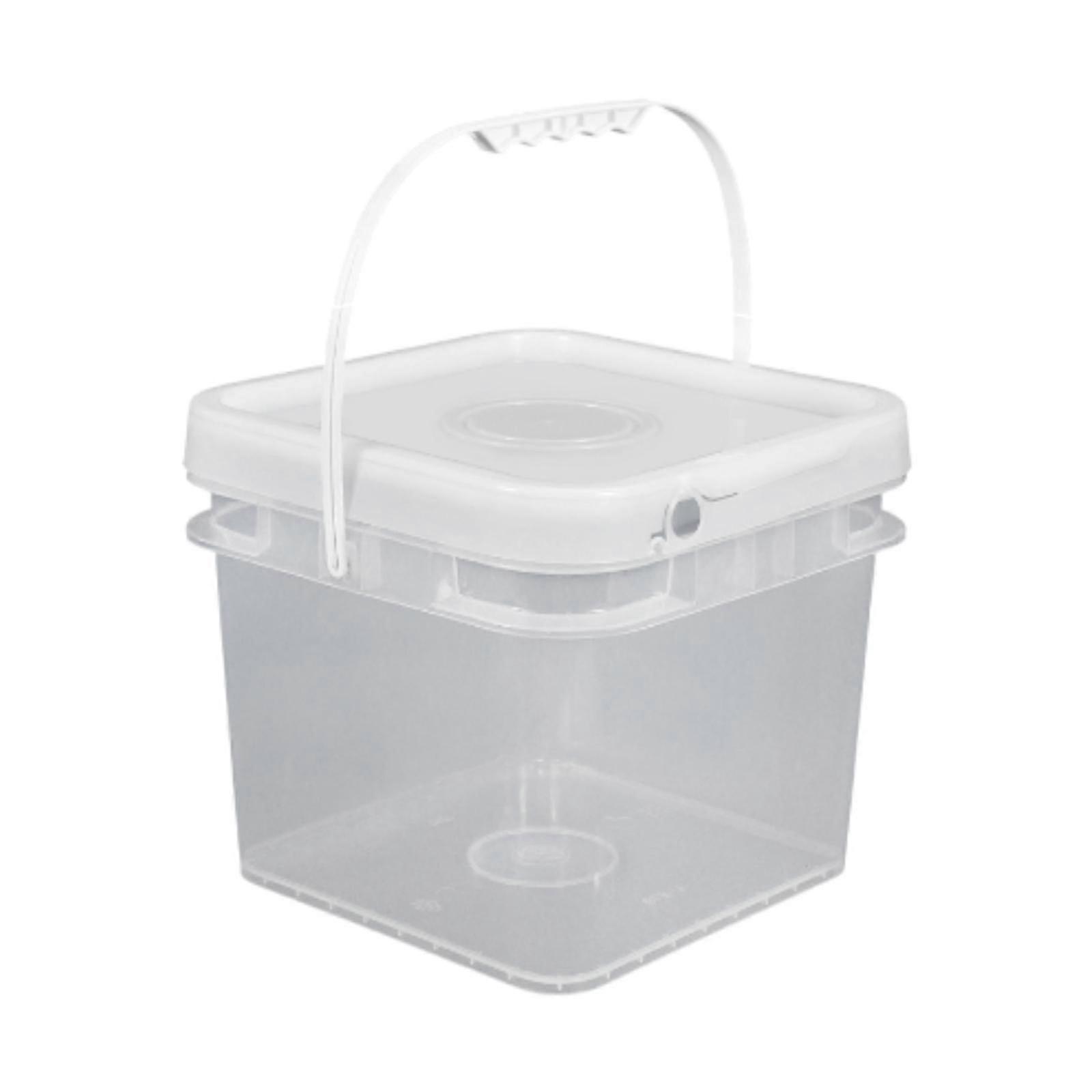 Square Bucket Food Storage Container for Art Crafts Projects Paint Water