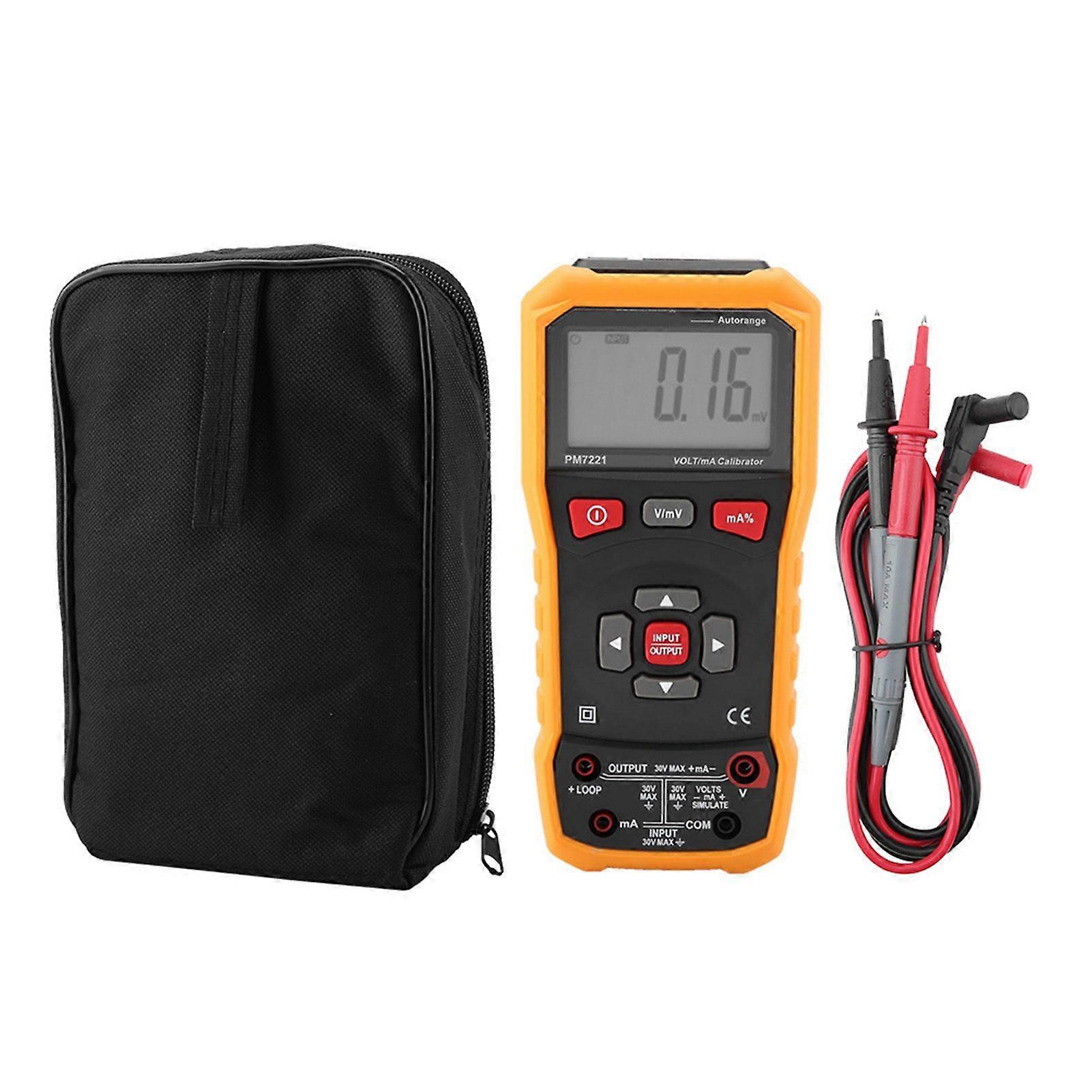 PEAKMETER PM7221 DC Voltage Current Digital Calibrator 0-10V 0-24mA