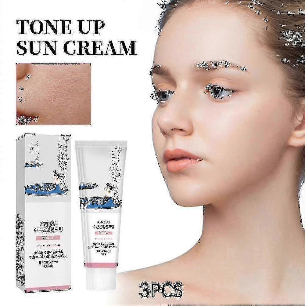 1 pcs Jaysuing Isolation Sunscreen Protects Against Uv Rays Refreshing Moisturizing Non-greasy Whitening Skin Sunscreen 3 pcs