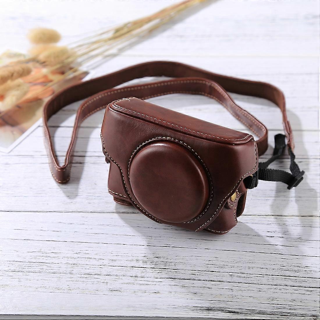 Retro Style PU Lederen Camera Case Tas met Riem voor Sony RX100 M3