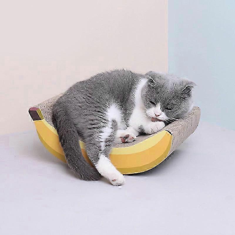 Banana Design Claws Care Pet Toys Scratching Protecting Furniture Post Toys Cat Scratcher Board Scratching Post Mat Toy