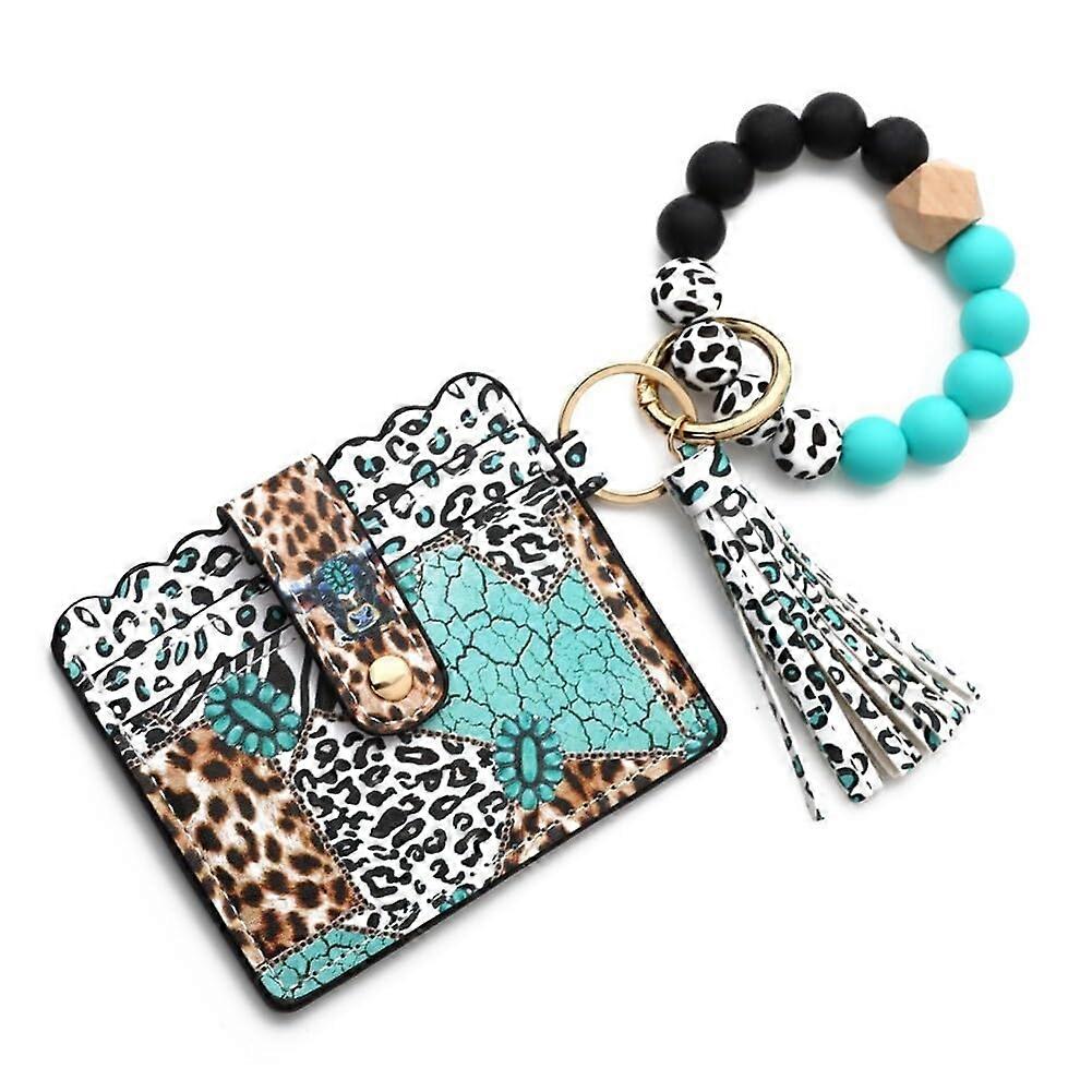 Women's silicone wristlet card holder