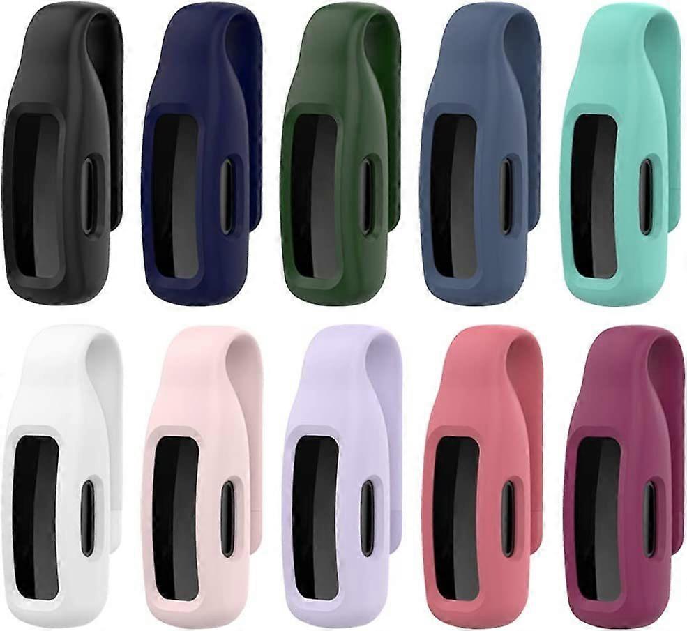 Clip Compatible with Fitbit Inspire 2 - Silicone Holder case (10 Pack)