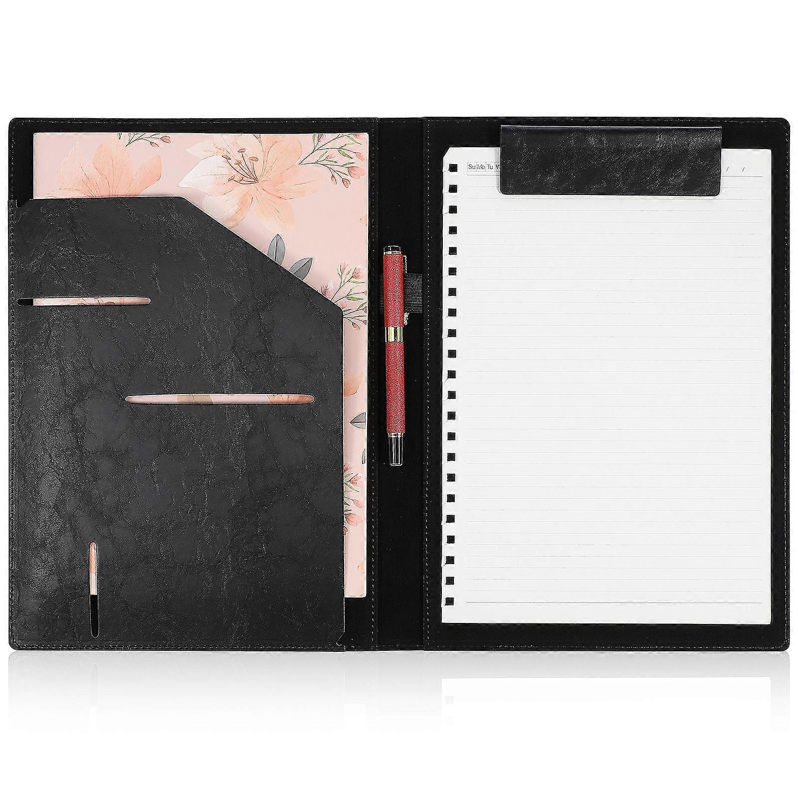 Clipboard Holder Business Portfolio Notebook Resume Folder Portfolio Binder And Organizer Folder For Documents Business Notebook Organizer
