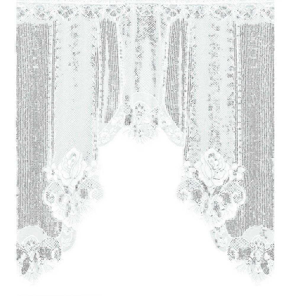 Vintage Lace Coffee Window Scarf for Kitchen Curtains