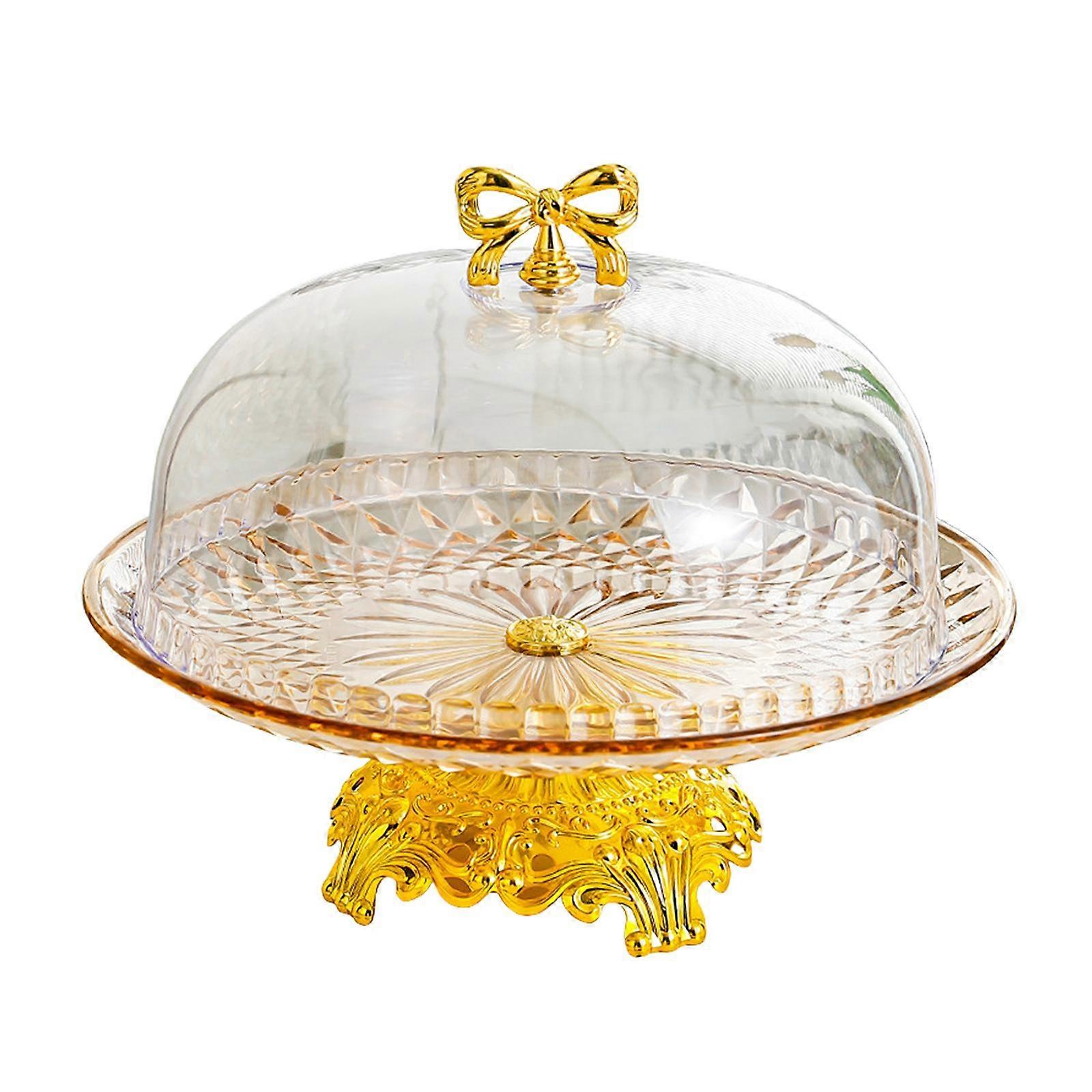 Footed Pastry Display Server Dessert Snack Serving Platter Multifunctional Round