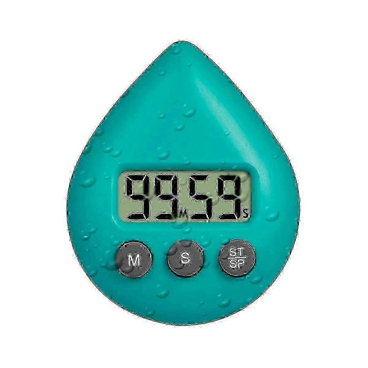 Silent Non-ticking Battery Operated Shower Timer, Waterproof Digital Timer, Small Size Cute Timer G