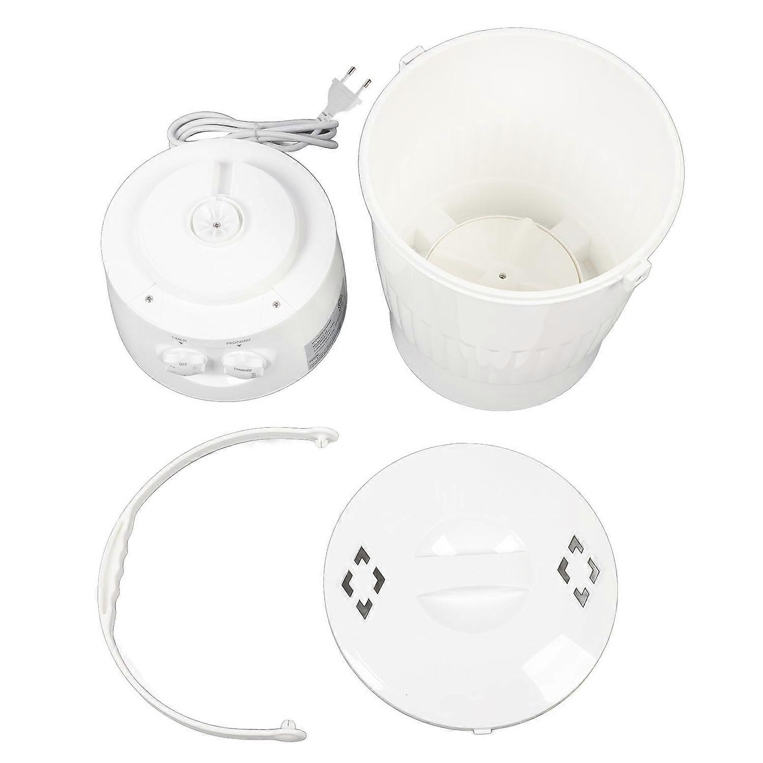 Portable Washing Machine 10L Capacity 2 Modes 15min Timing Small Clothing Washer for Underwear Socks