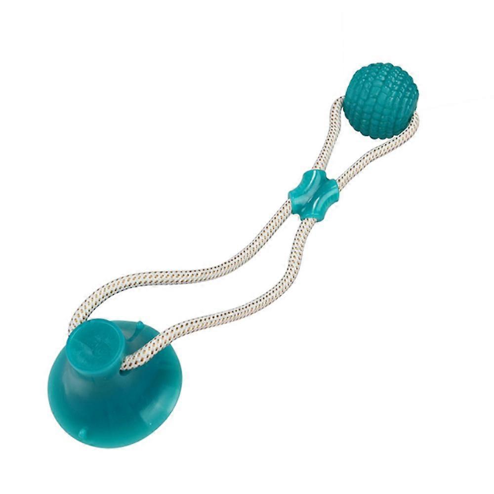Suction Cup Dog Toy Multifunction Pet Molar Interactive Durable Rope Ball Toy with Powerful Suction Cup Dog Chew Toy Clean Teeth