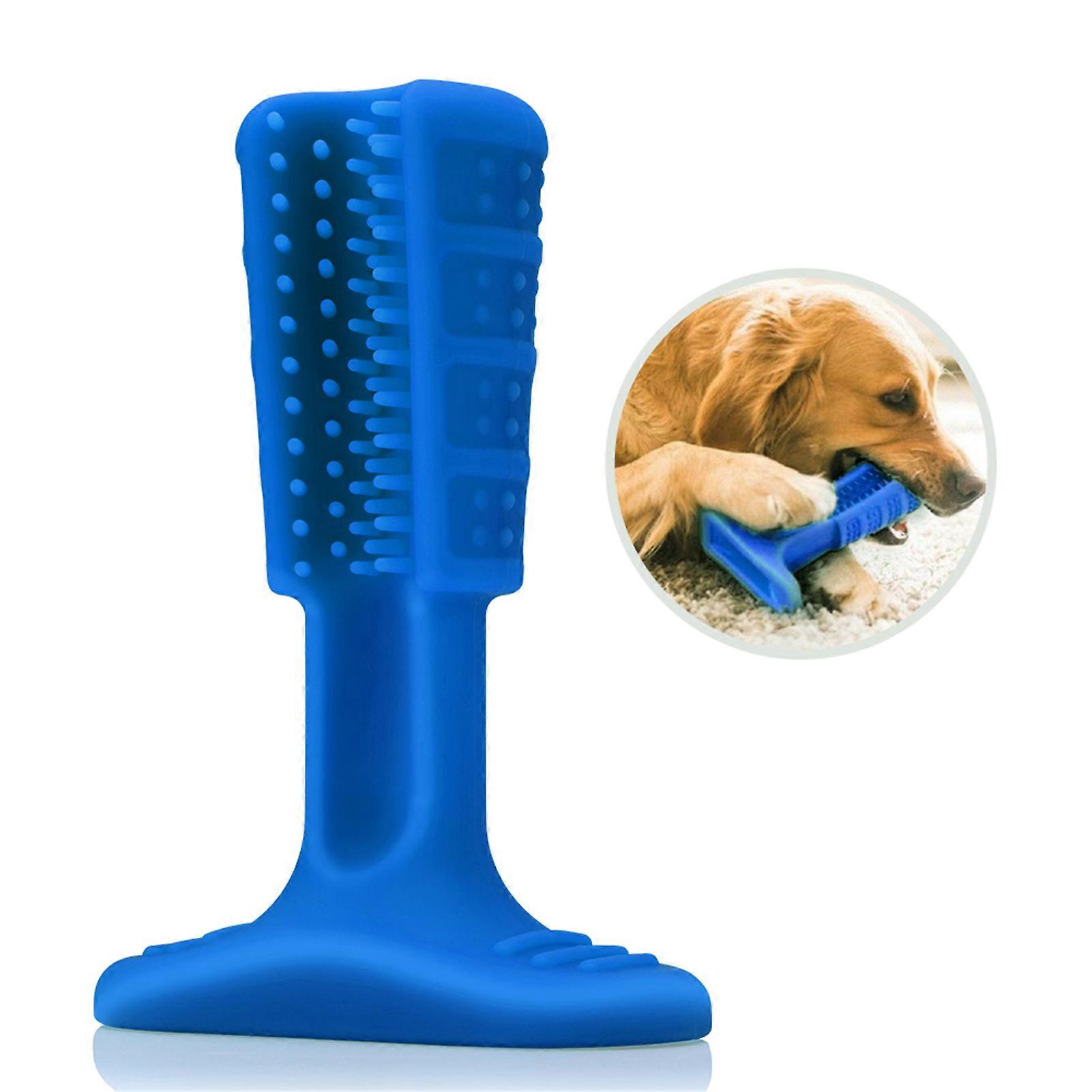 Dog Toothbrush Stick for Puppies, Durable Chew Dental Care Brushing Stick, Safe Rubber Material, Cleaning Toy