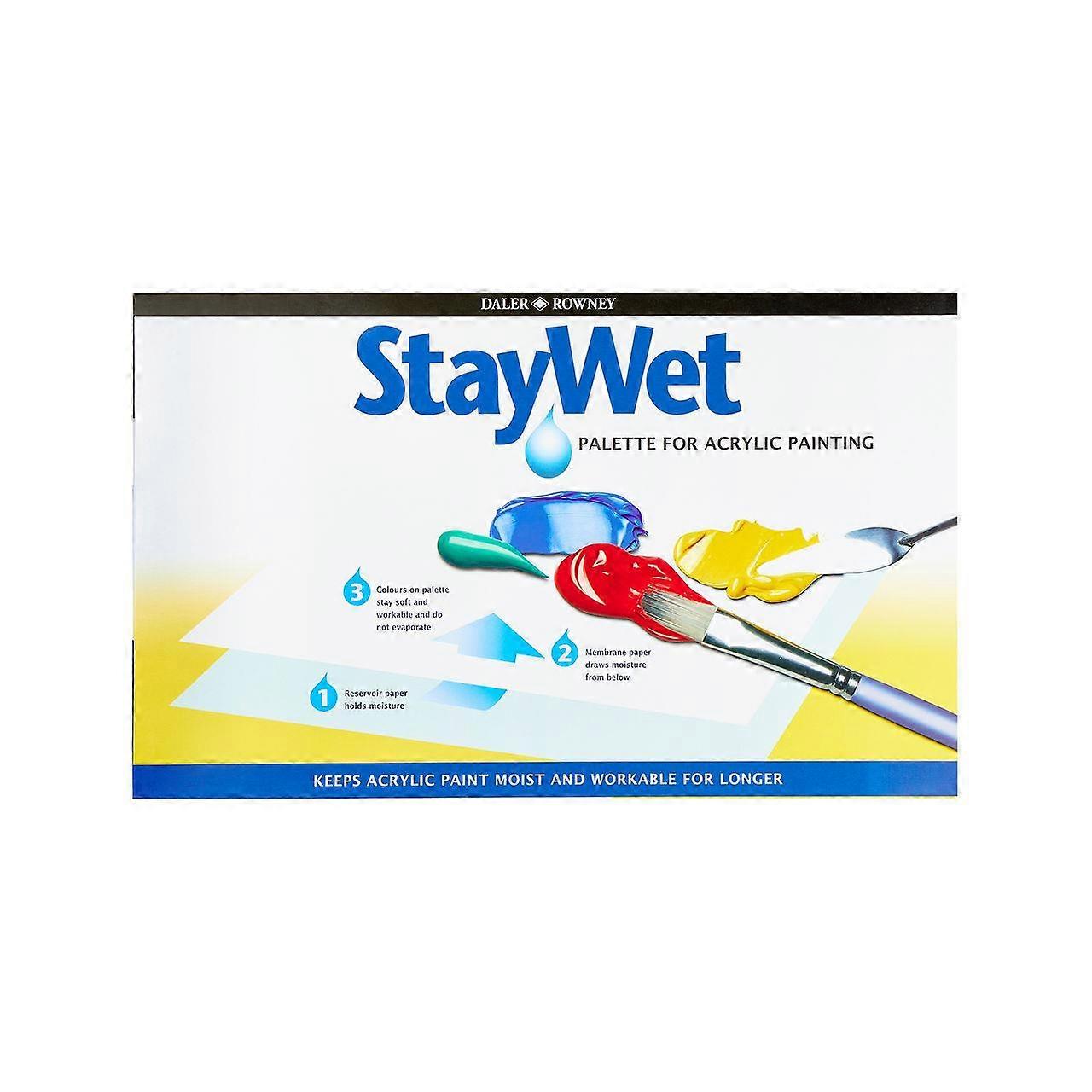 Daler Rowney Stay Wet Palette, Large