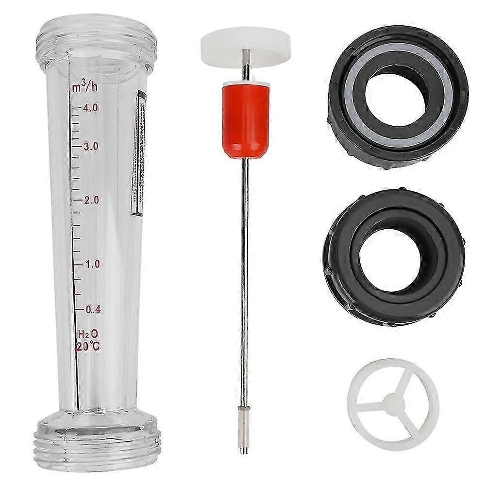 LZS-32(D) Plastic Tube Type Liquid Flowmeter Waterflow Measuring Tool 0.4-4m H Range
