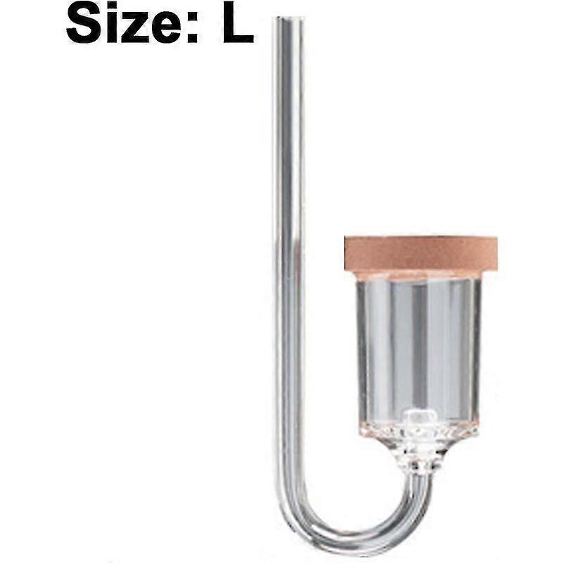 Aquarium Co2 Diffuser, Aquarium Co2 Atomizer System, Mini Clear Acrylic Co2 Diffuser for Fish Tank, Aquatic Water Plant, L