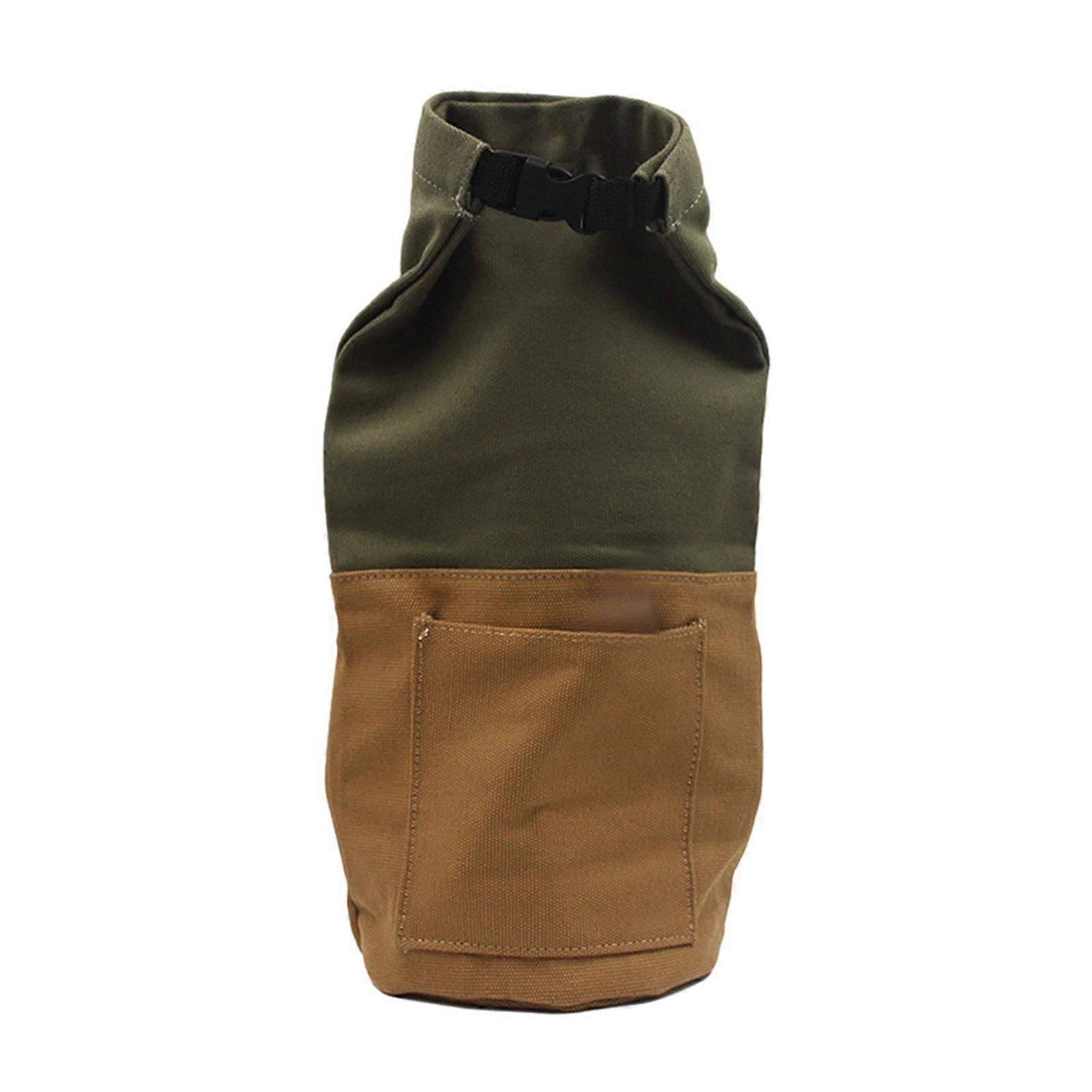 Camping Lantern Storage Bag Protective Cover with Pockets Durable Canvas