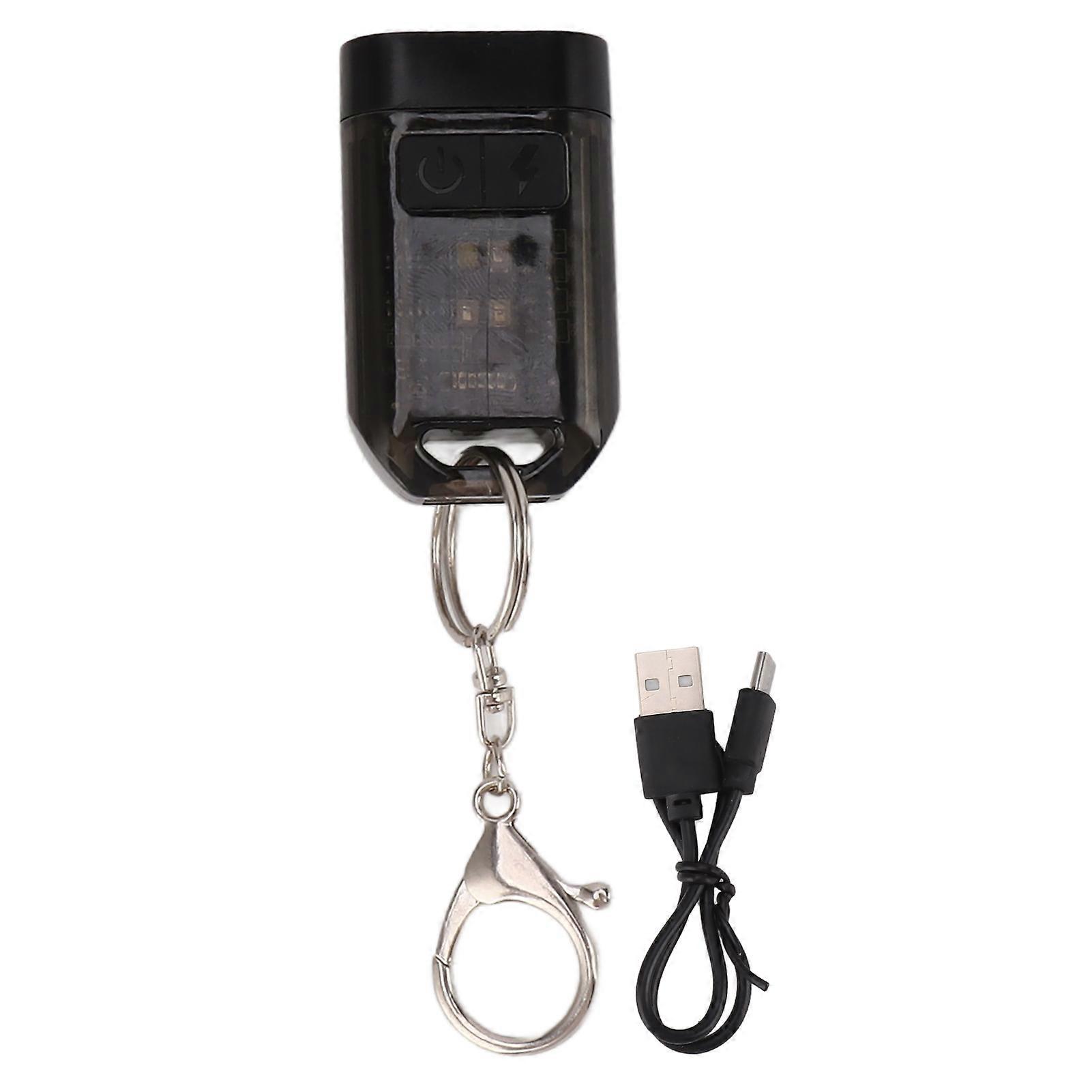 Outdoor Mini Strong Light Flashlight Ultra Portable Rechargeable Key Light Small Keychain Flashlight