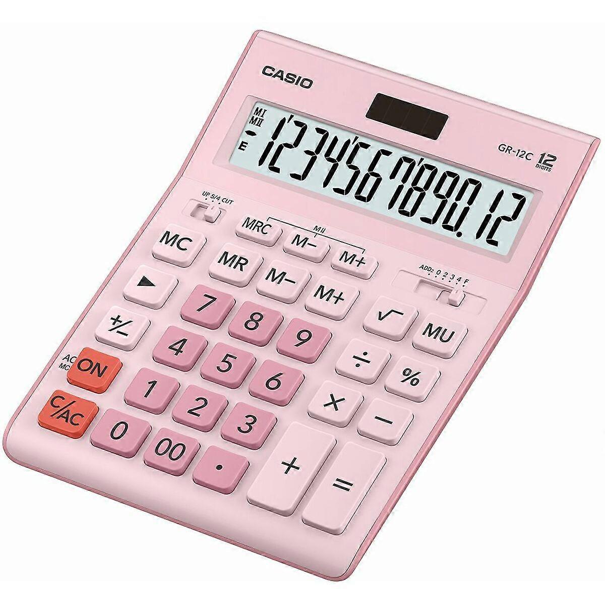 Calculator Casio GR-12C Black Plastic