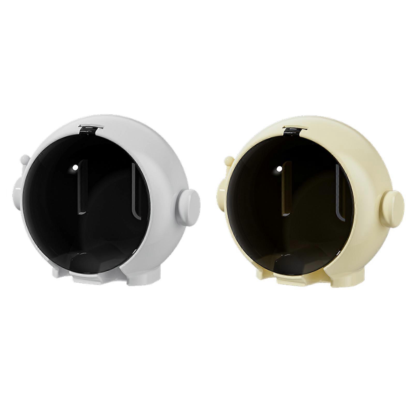 Wall Attachable Astronaut Toothbrush Racks Quick Setups & Long Service Astronaut inspires Toothbrush Holders Upgrades