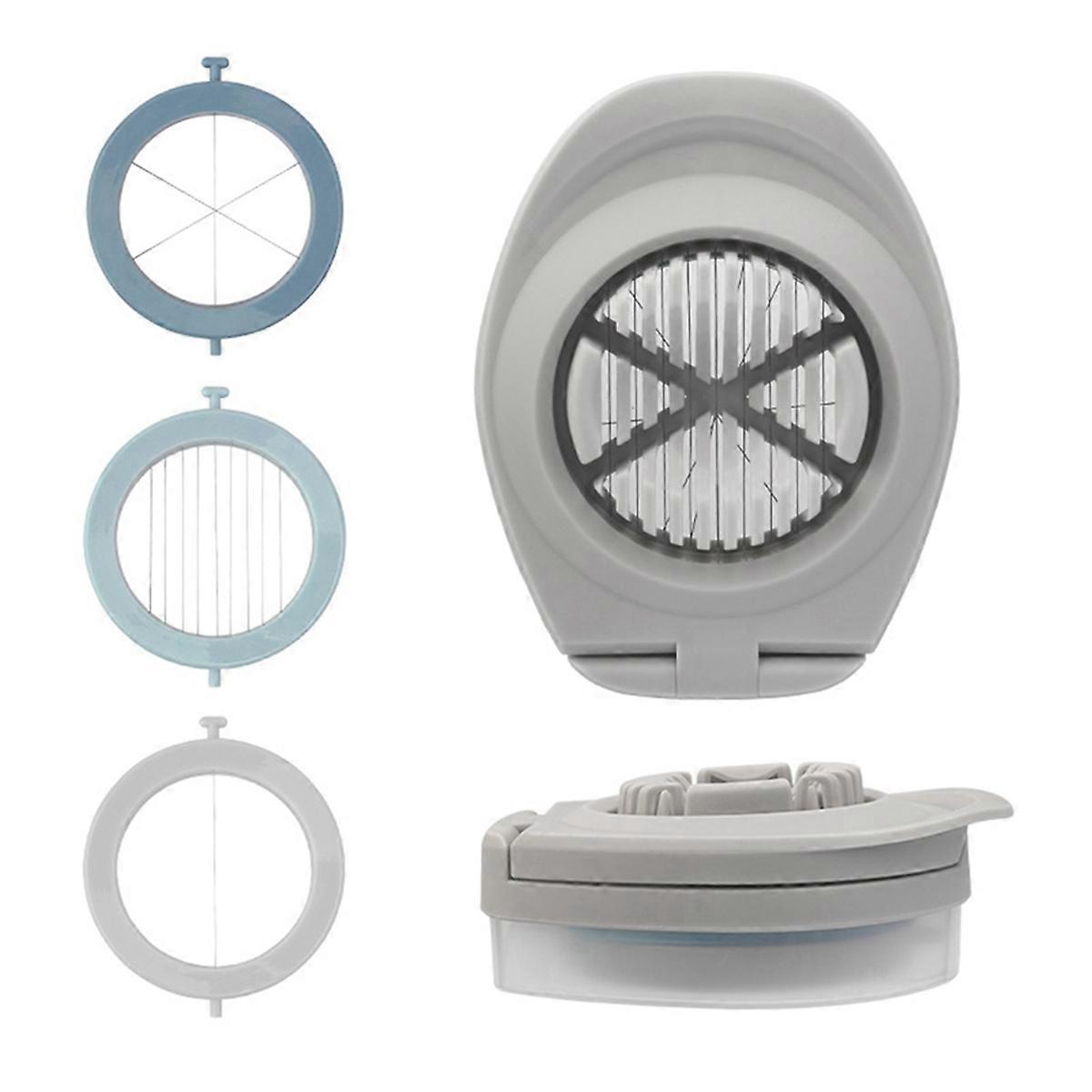 3 in 1 Egg Slicer Egg Cutter Blades with Storage Box for Egg Slicer B