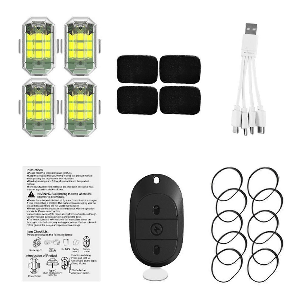LED Strobe Light Wireless Remote Control for Drones Accessories