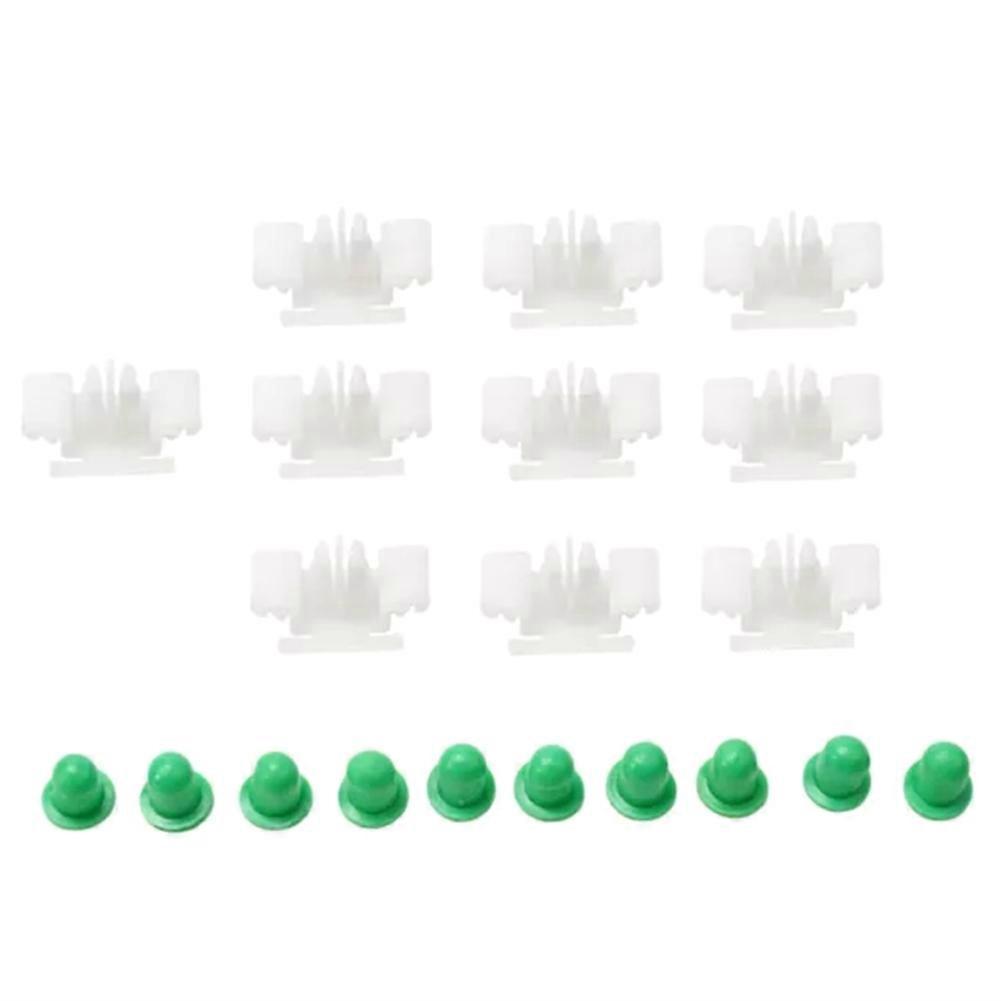 10 stuks clips voor zijlijsten, stootstrips en deurexterieurclips