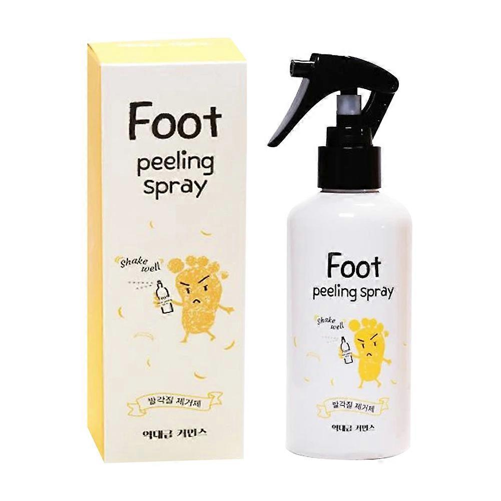 Exfoliation des pieds Spray réparateur et éclaircissant Éliminer les callosités des peaux mortes Traitement de rajeunissement des pieds Réparation des pieds