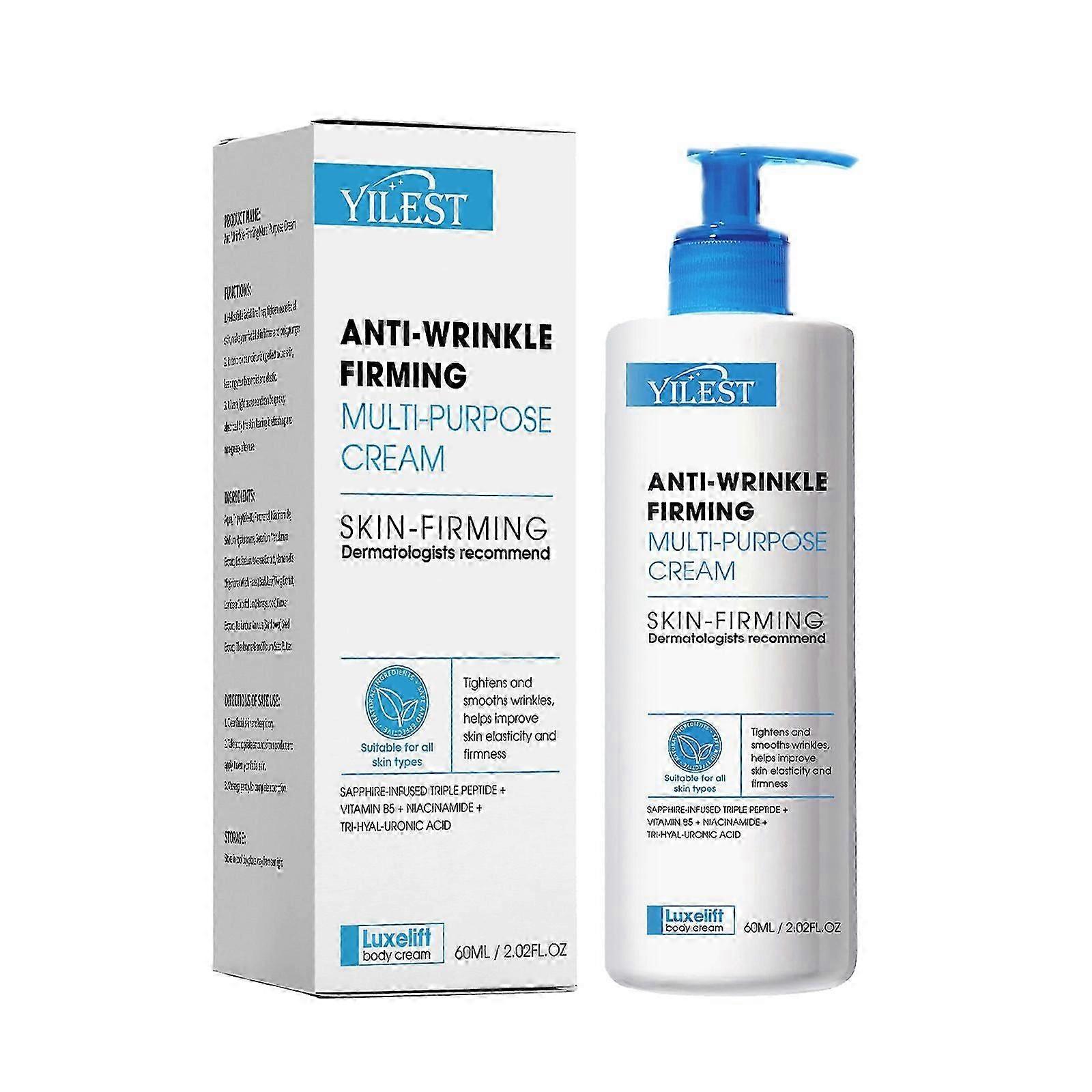 Anti-Wrinkle Firming Multi-Purpose Cream, Advanced Skin Tightening Rejuvenating Cream, Tightens and Smoothes Wrinkles, Helps Improve Skin Elasticity a
