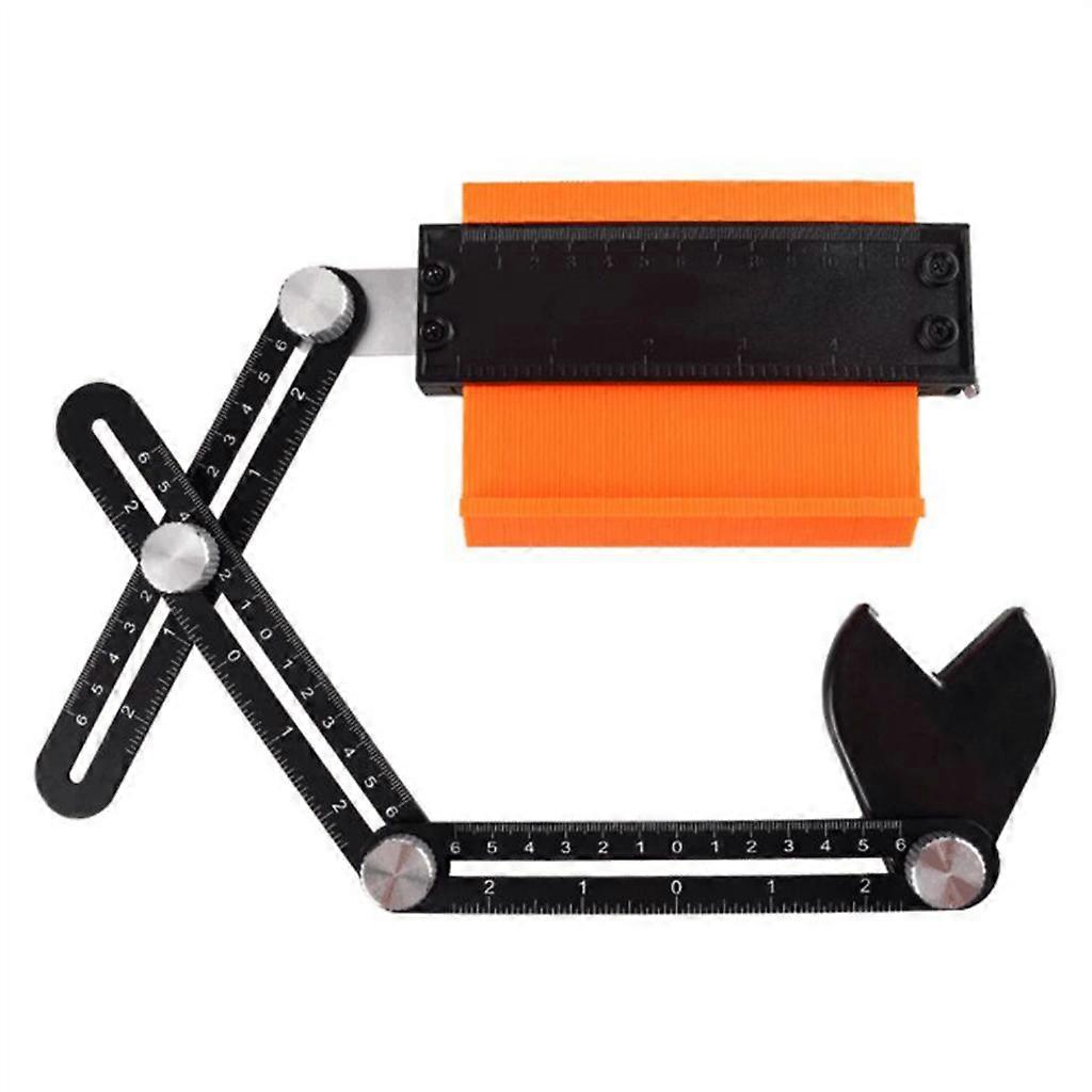 Measuring Range 0-250mm Splicing Profile Gauge Contour Gauge Contour Reproduction Gauge with Lock Woodworking Tracing